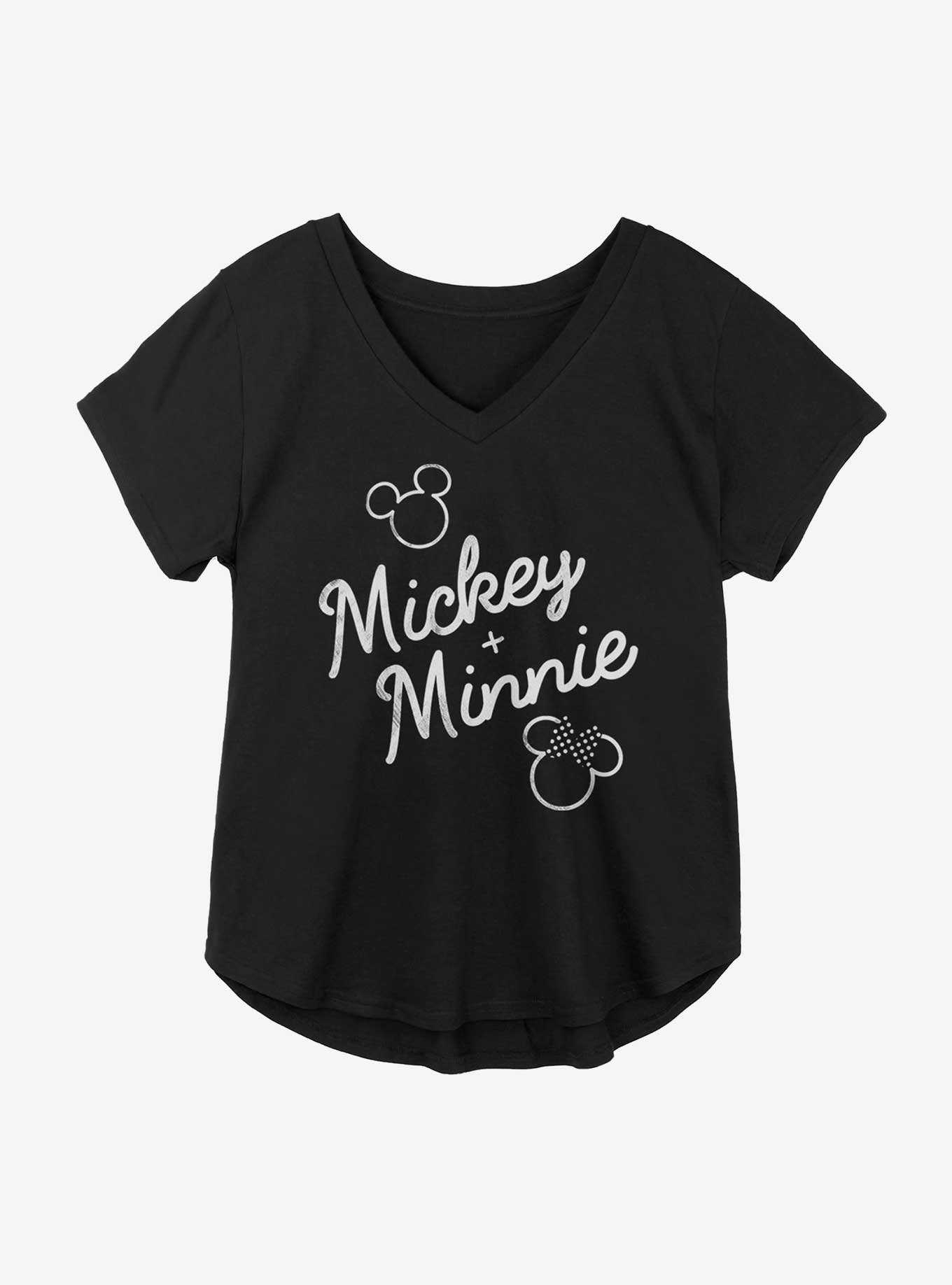Disney Mickey Mouse And Minnie Mouse Signed Together Girls Plus Size T-Shirt, , hi-res