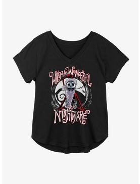 The Nightmare Before Christmas What A Wonderful Nightmare Girls Plus Size T-Shirt, , hi-res