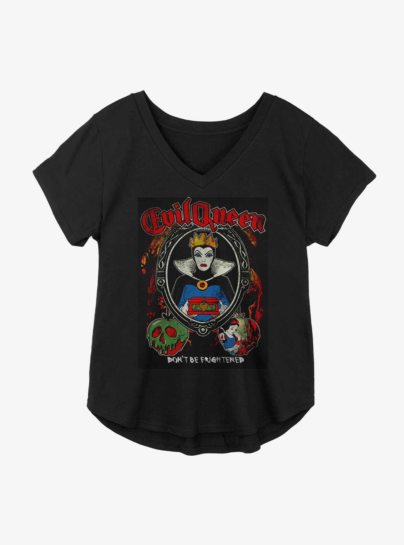 Disney Snow White And The Seven Dwarfs Evil Queen Girls Plus Size T-Shirt, , hi-res