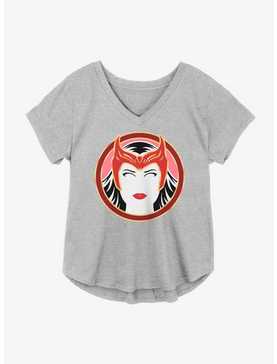 Marvel WandaVision Scarlet Witch Outline Girls Plus Size T-Shirt, , hi-res
