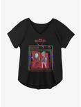 Marvel WandaVision Retro Glitch Television Girls Plus Size T-Shirt, BLACK, hi-res