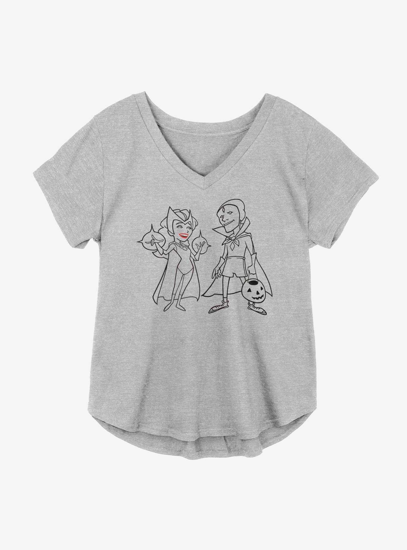 Marvel WandaVision Inked Costumes Girls Plus Size T-Shirt, , hi-res
