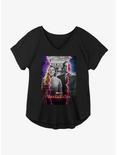 Marvel WandaVision Teaser Poster Girls Plus Size T-Shirt, BLACK, hi-res
