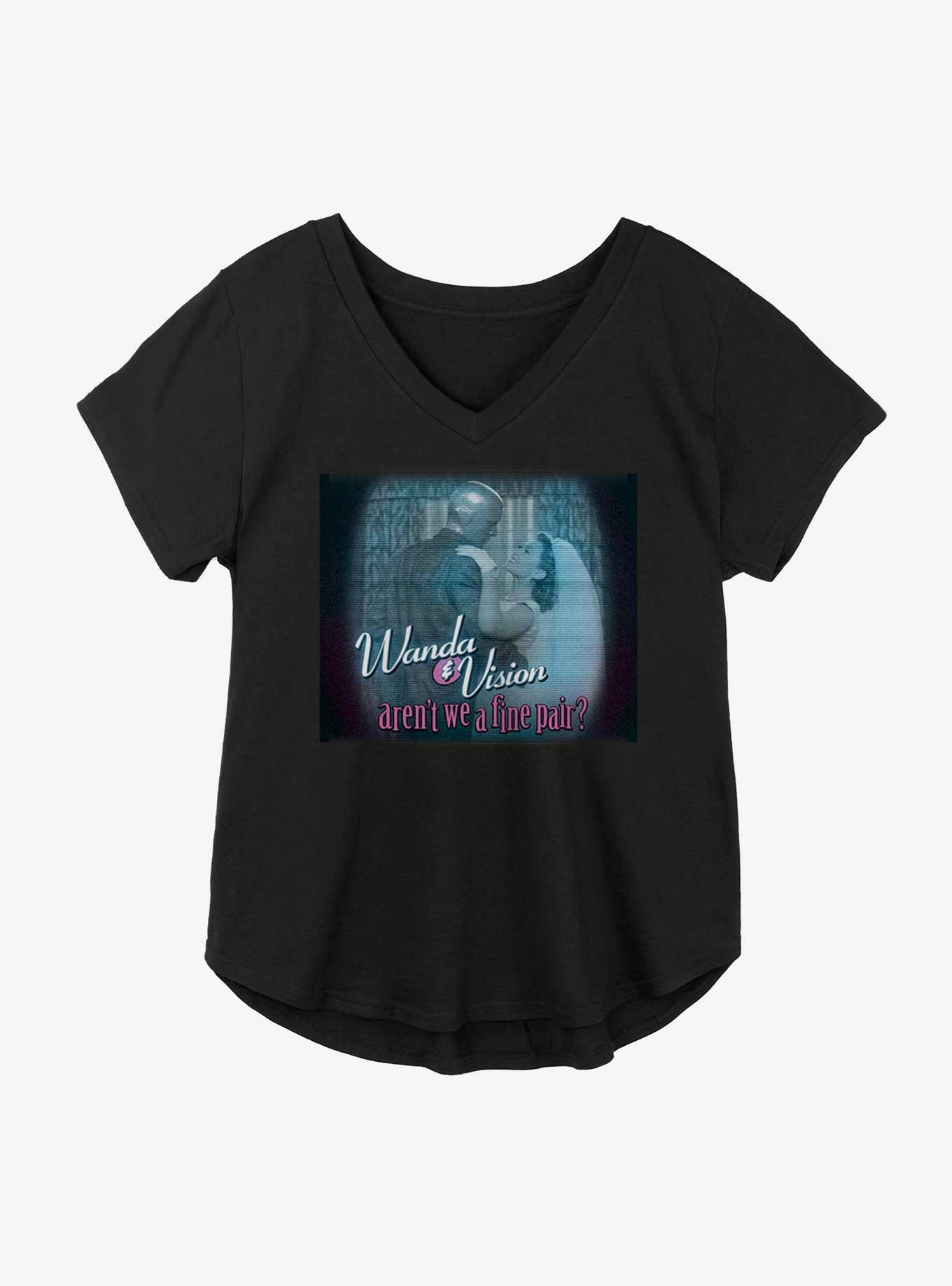 Marvel WandaVision Fine Pair Girls Plus Size T-Shirt, BLACK, hi-res