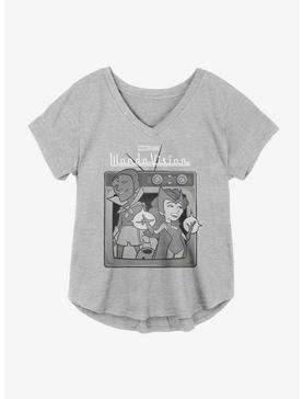 Marvel WandaVision Vintage TV Girls Plus Size T-Shirt, , hi-res