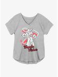 Marvel WandaVision Retro Wanda Special Girls Plus Size T-Shirt, HEATHER GR, hi-res