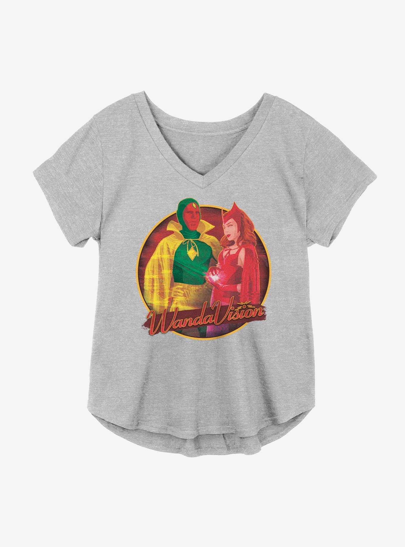 Marvel WandaVision Retro Costume Pair Girls Plus Size T-Shirt, , hi-res