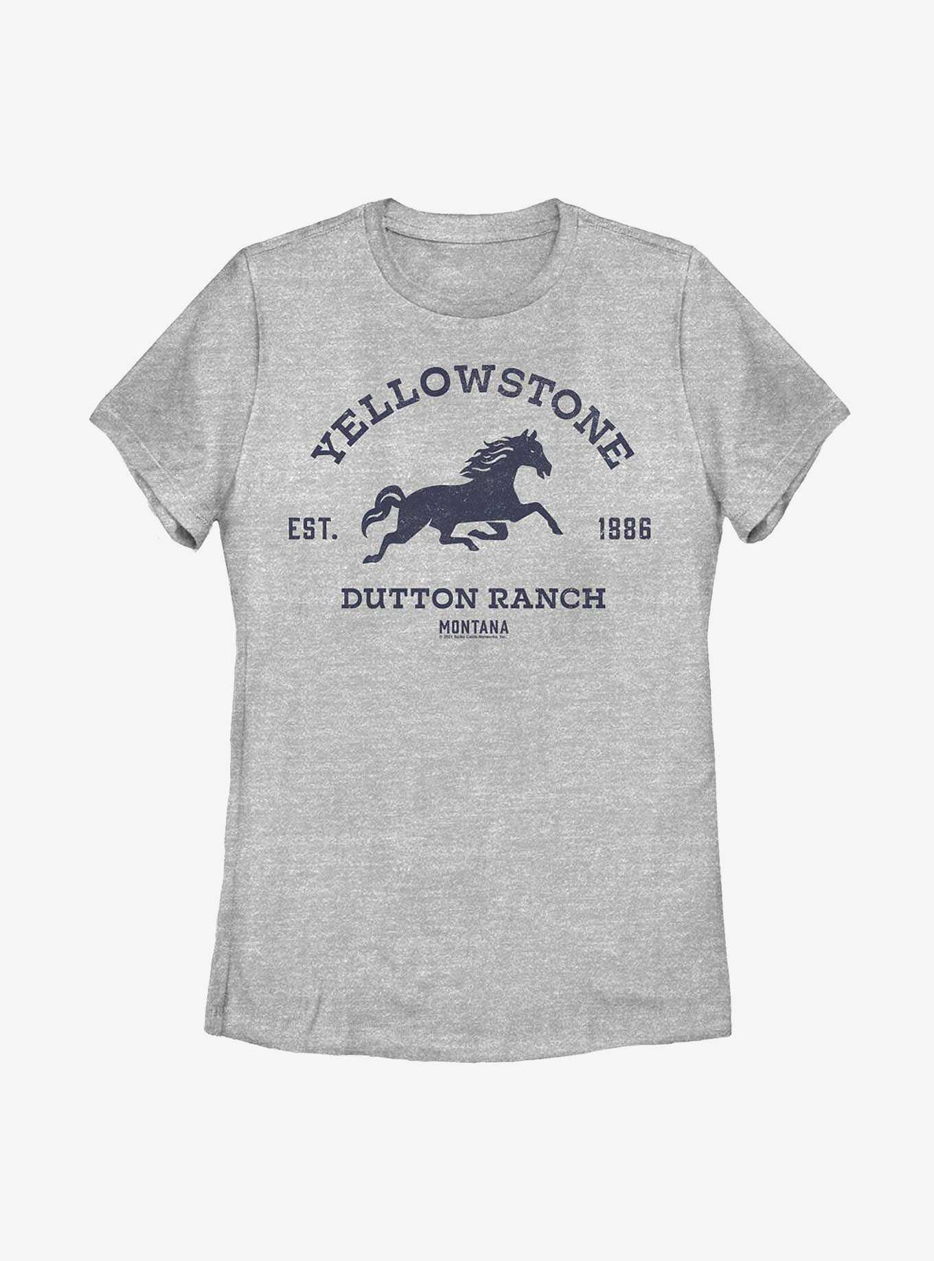 Yellowstone Dutton Ranch Badge Womens T-Shirt, , hi-res
