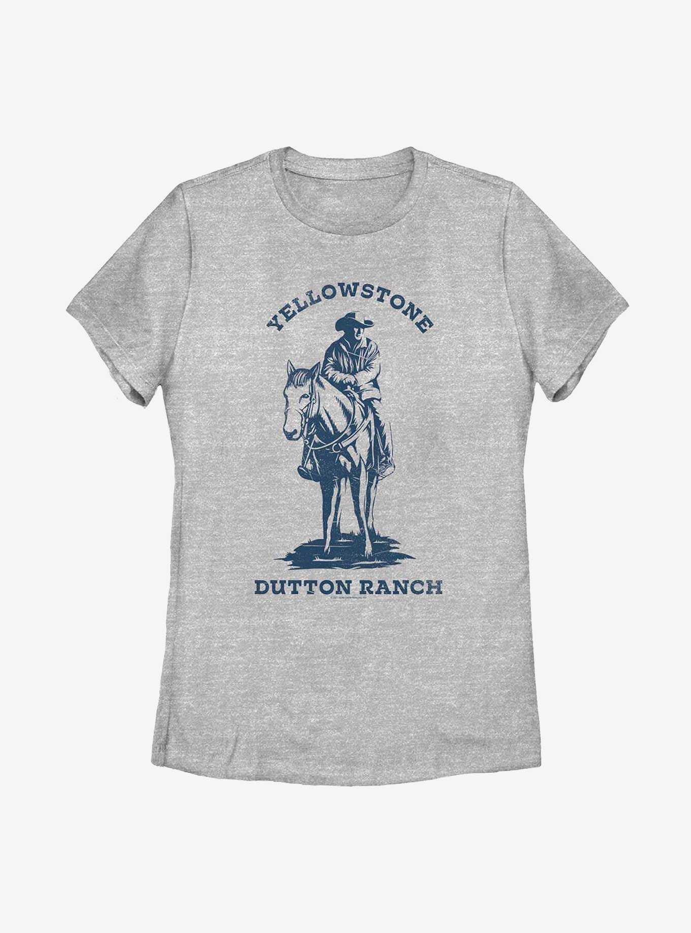 Yellowstone Dutton Ranch Distressed Womens T-Shirt, , hi-res