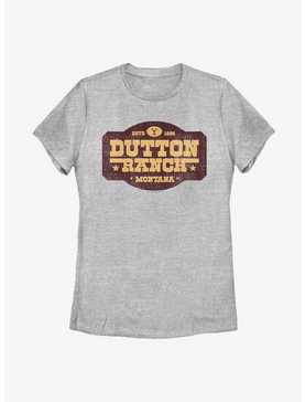 Yellowstone Dutton Ranch Distressed Sign Womens T-Shirt, , hi-res