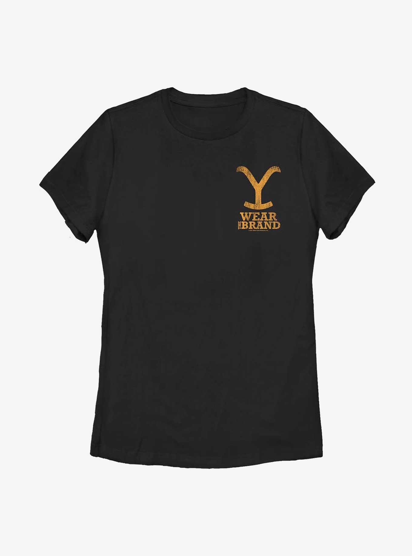 Yellowstone Wear The Brand Womens T-Shirt, BLACK, hi-res