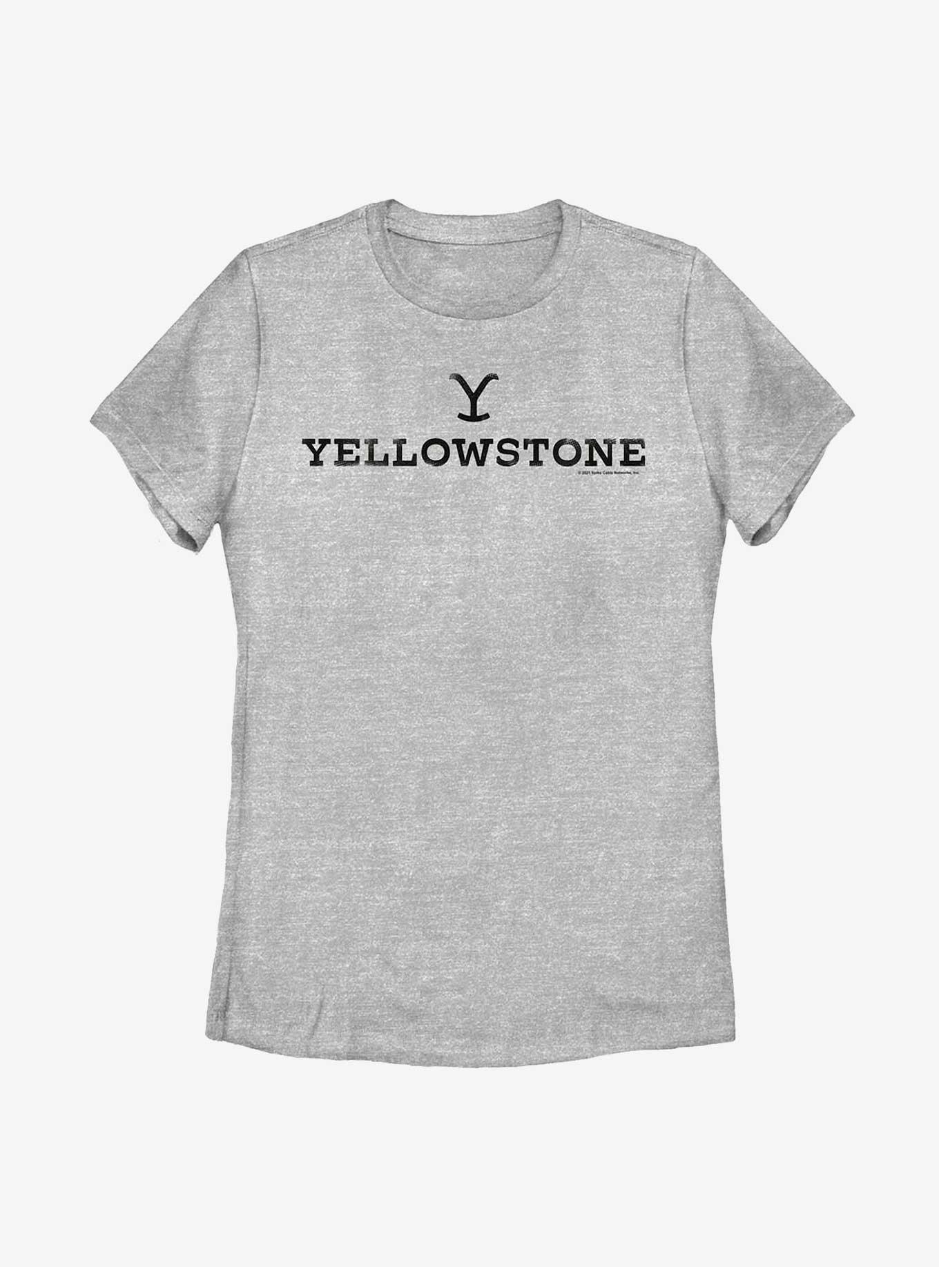 Yellowstone Logo Womens T-Shirt, ATH HTR, hi-res