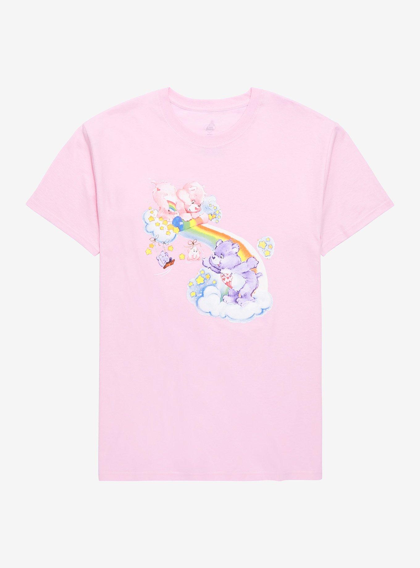 Care Bear Rainbow Bridge Boyfriend Fit Girl's T-Shirt, MULTI, hi-res