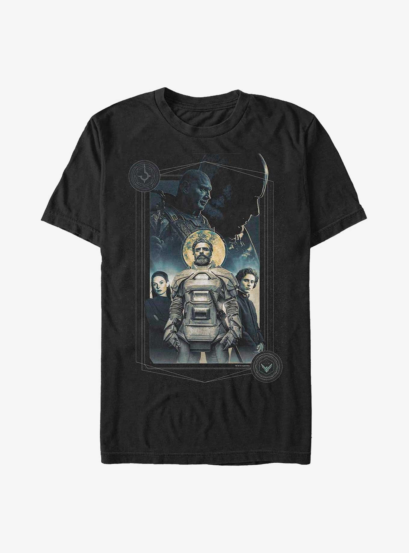 Dune Character Poster T-Shirt - BLACK | BoxLunch