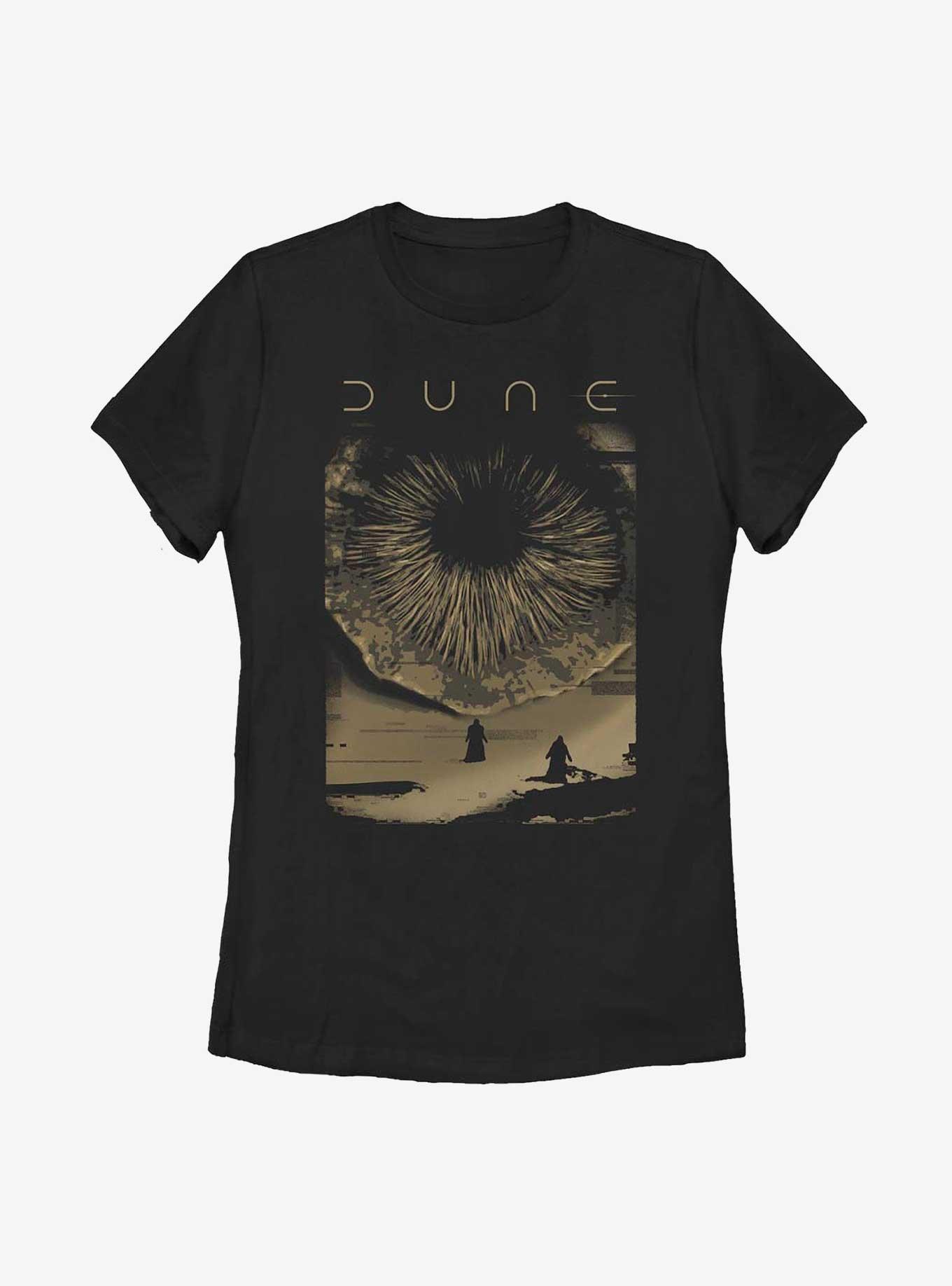 Dune Big Worm Womens T-Shirt, BLACK, hi-res