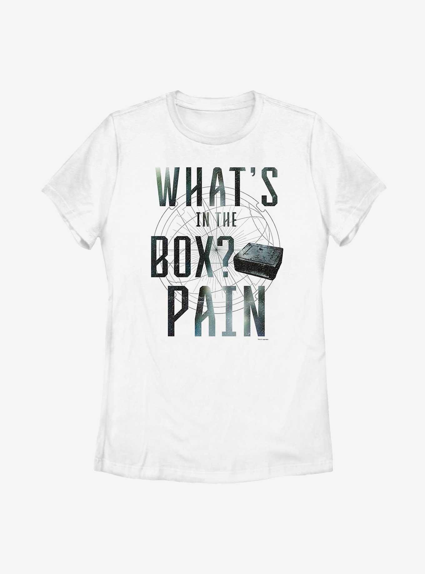 Dune Box Pain Womens T-Shirt, WHITE, hi-res