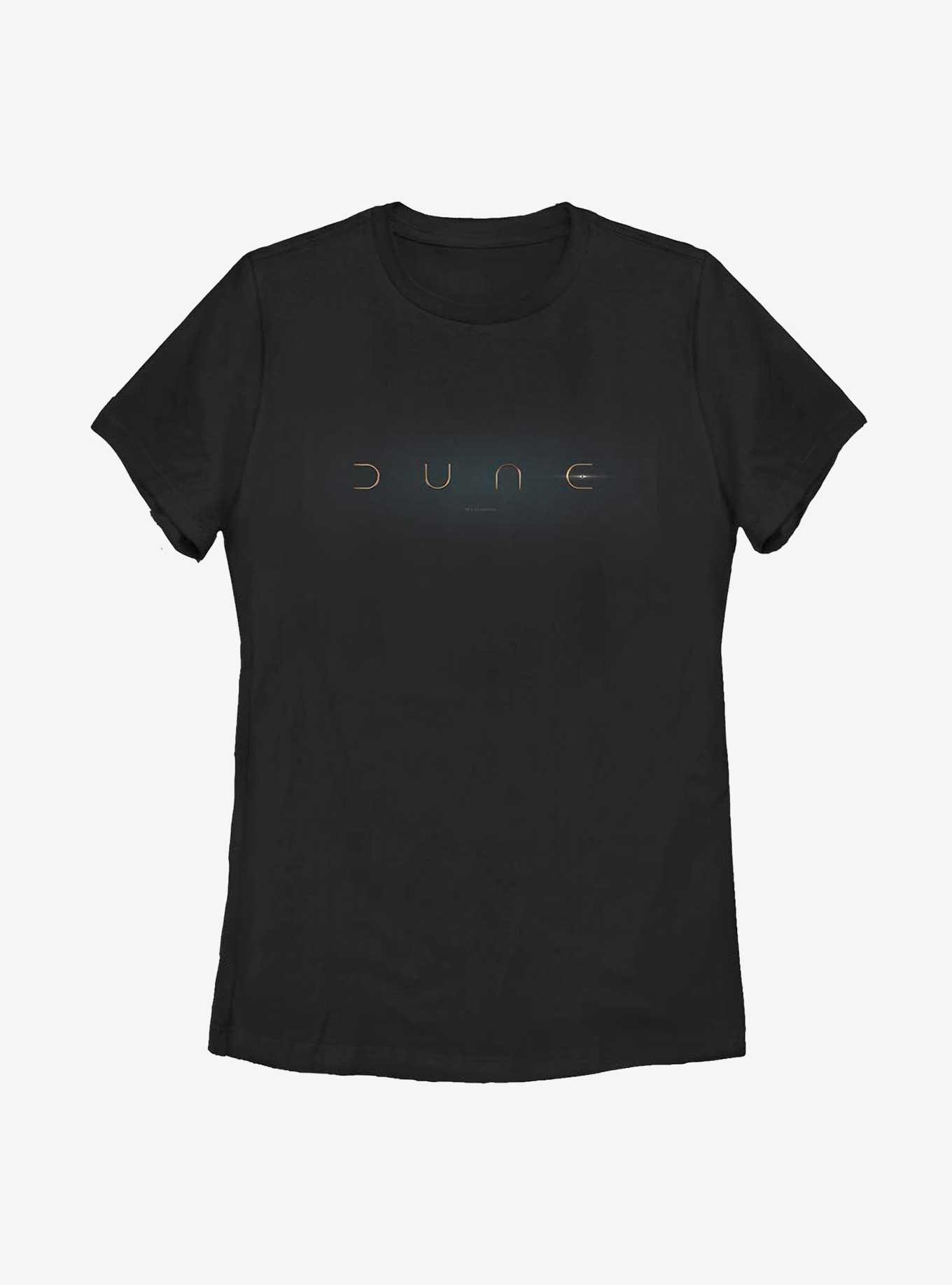 Dune Logo Womens T-Shirt, BLACK, hi-res