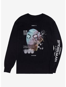 Marvel Spider-Man: No Way Home Spider-Man Unmasked Long Sleeve T-Shirt - BoxLunch Exclusive, , hi-res