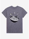 Space Ramen T-Shirt By Spacey Gracey, BLACK, hi-res