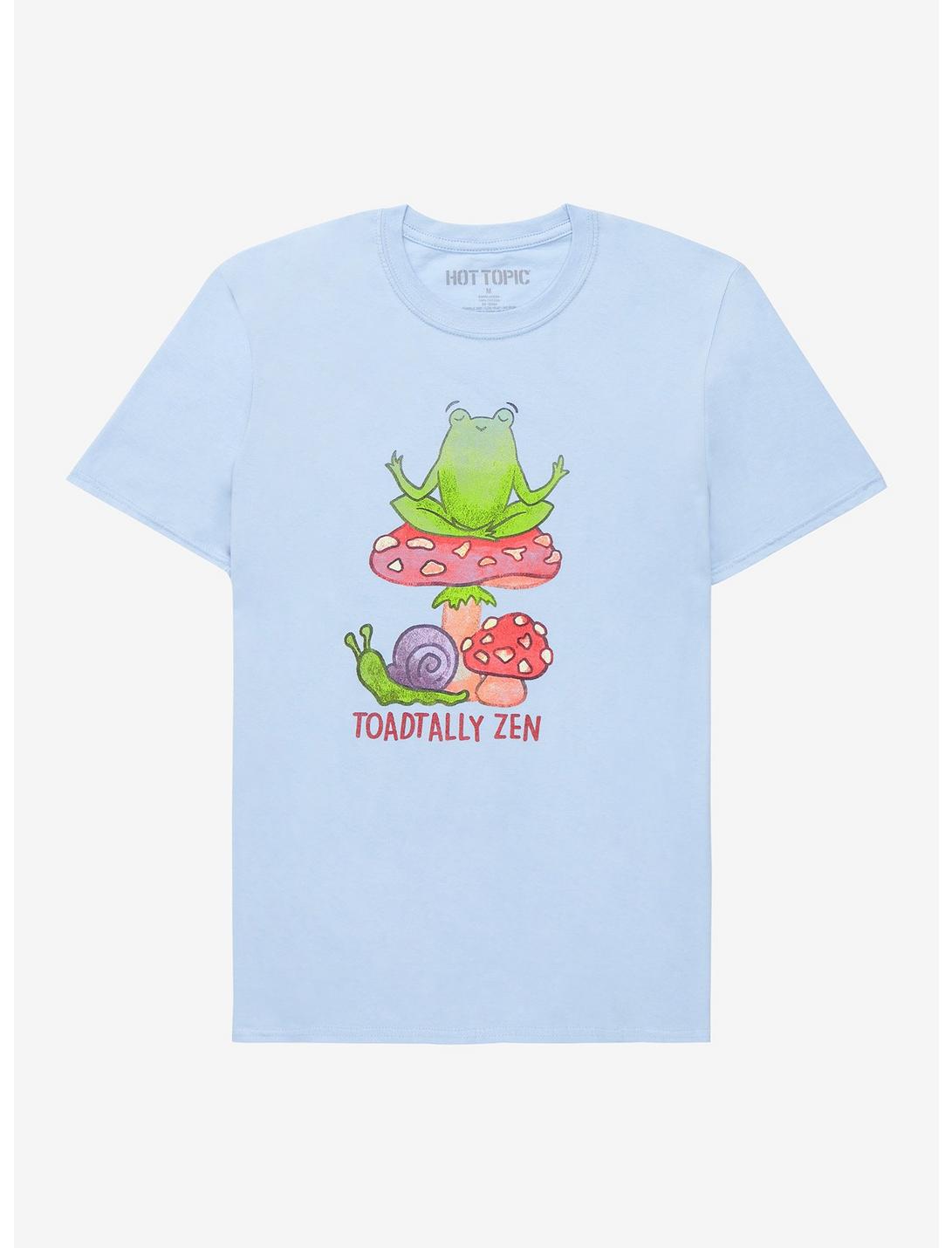 Frog Toadtally Zen T-Shirt, LIGHT BLUE, hi-res