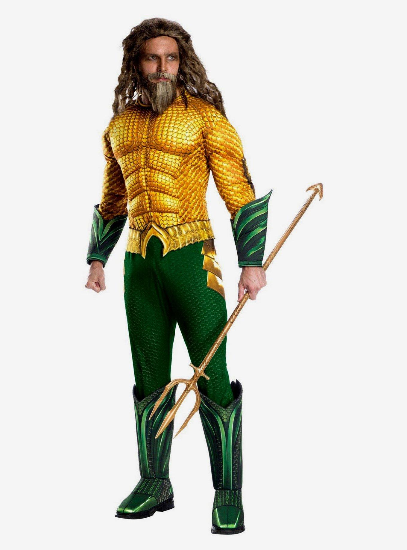 DC Comics Aquaman Deluxe Costume, GREEN, hi-res
