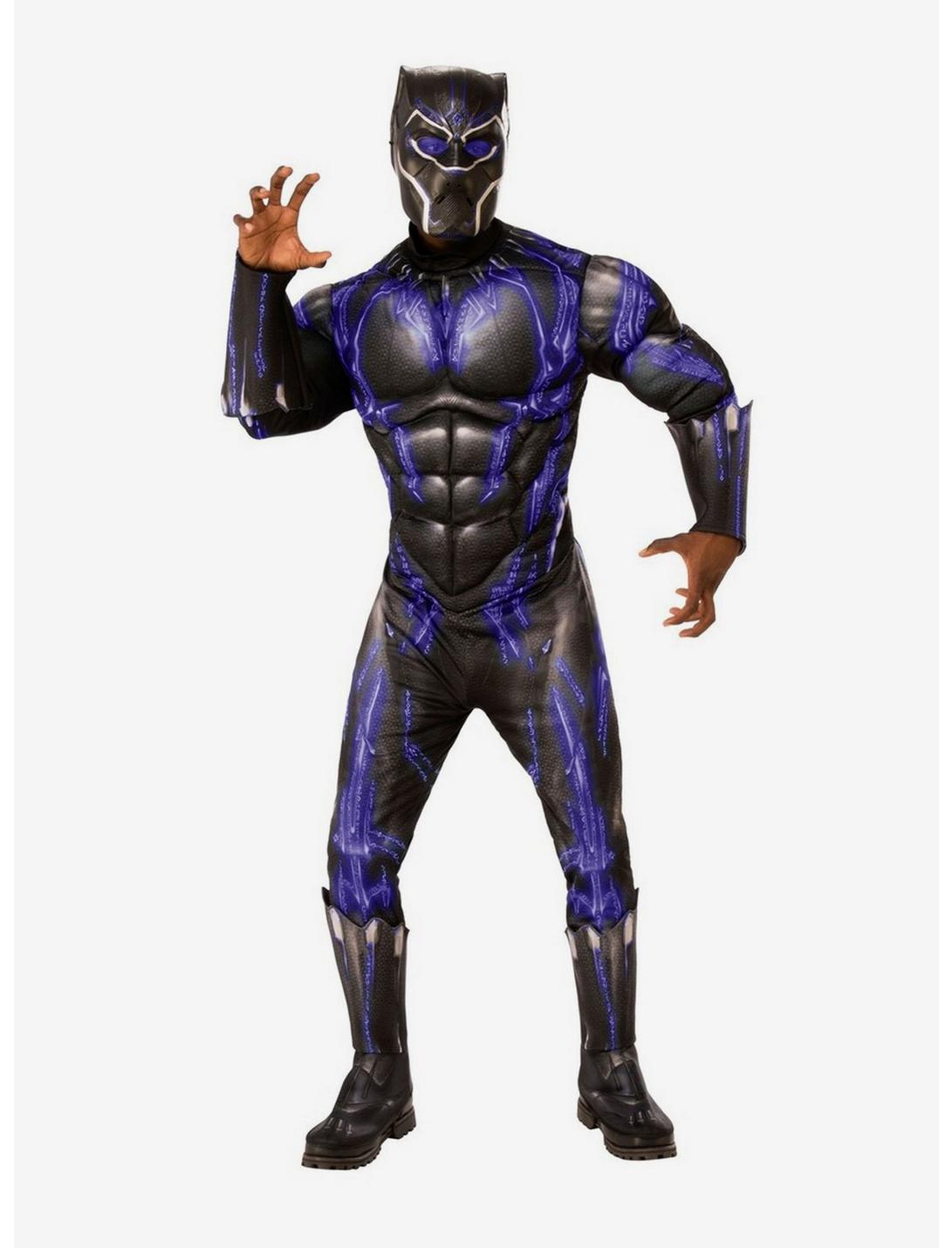 Marvel Avengers: Endgame Black Panther Purple Battle Deluxe Costume, BLACK, hi-res