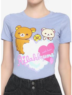 Rilakkuma & Friends Heart Boyfriend Fit Girls T-Shirt, , hi-res