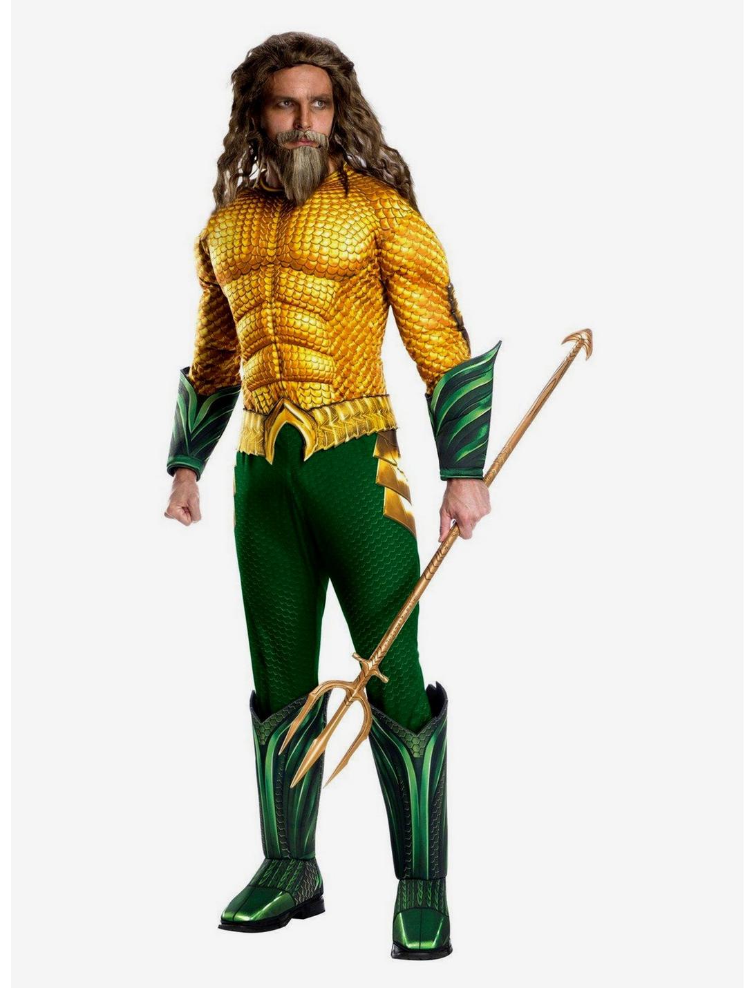 DC Comics Aquaman Deluxe Costume, GREEN, hi-res