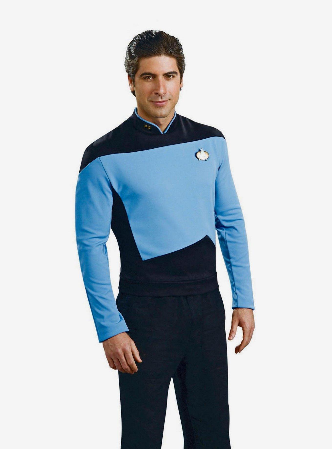 Star Trek Deluxe Science Uniform Costume, BLUE, hi-res