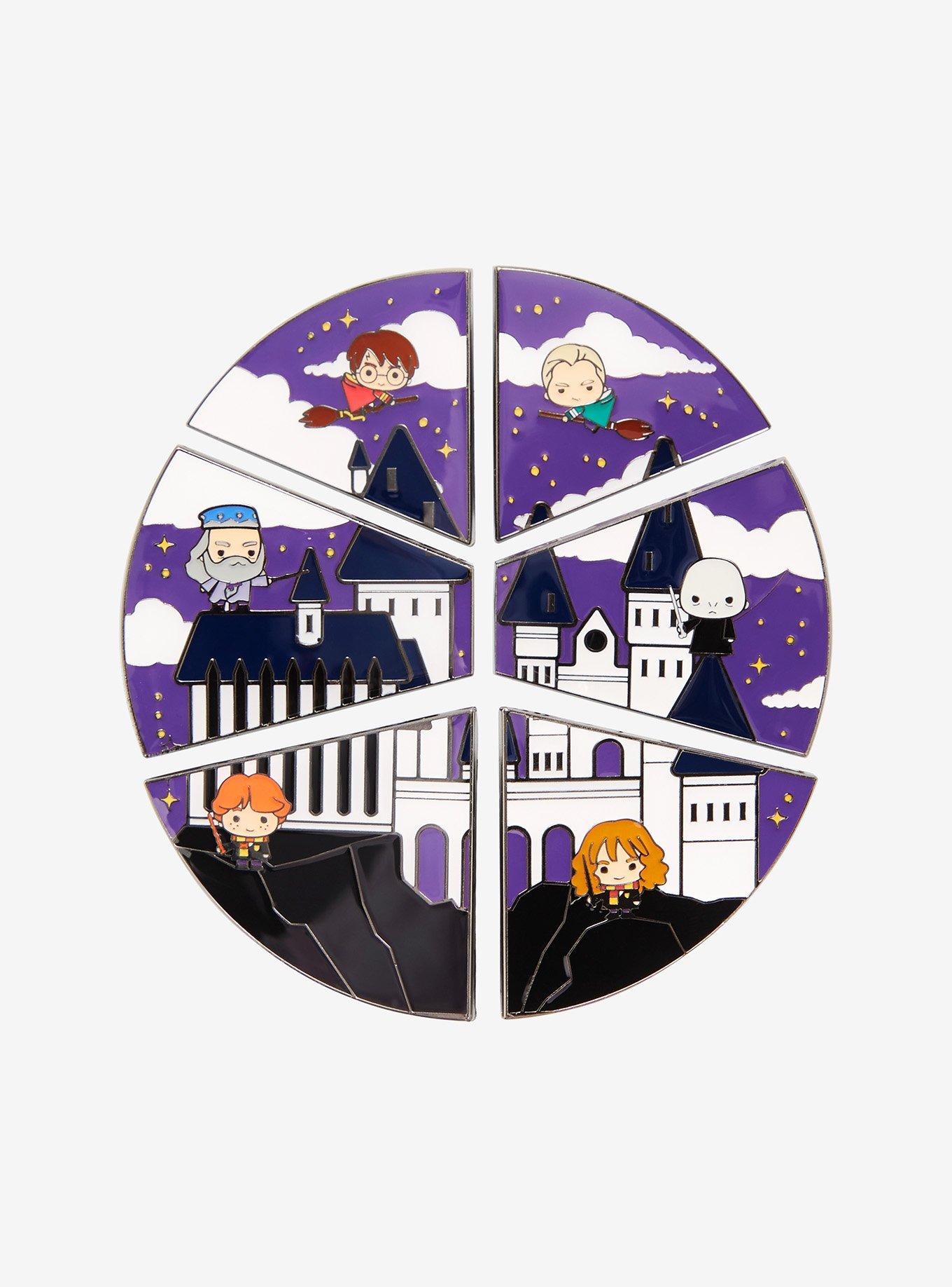 Loungefly Harry Potter Hogwarts Puzzle Blind Box Enamel Pin - BoxLunch Exclusive, , hi-res