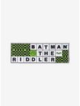 DC Comics The Batman & The Riddler Crossword Enamel Pin - BoxLunch Exclusive, , hi-res