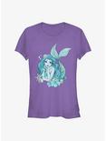 Disney The Little Mermaid Sea Ariel Girls T-Shirt, PURPLE, hi-res