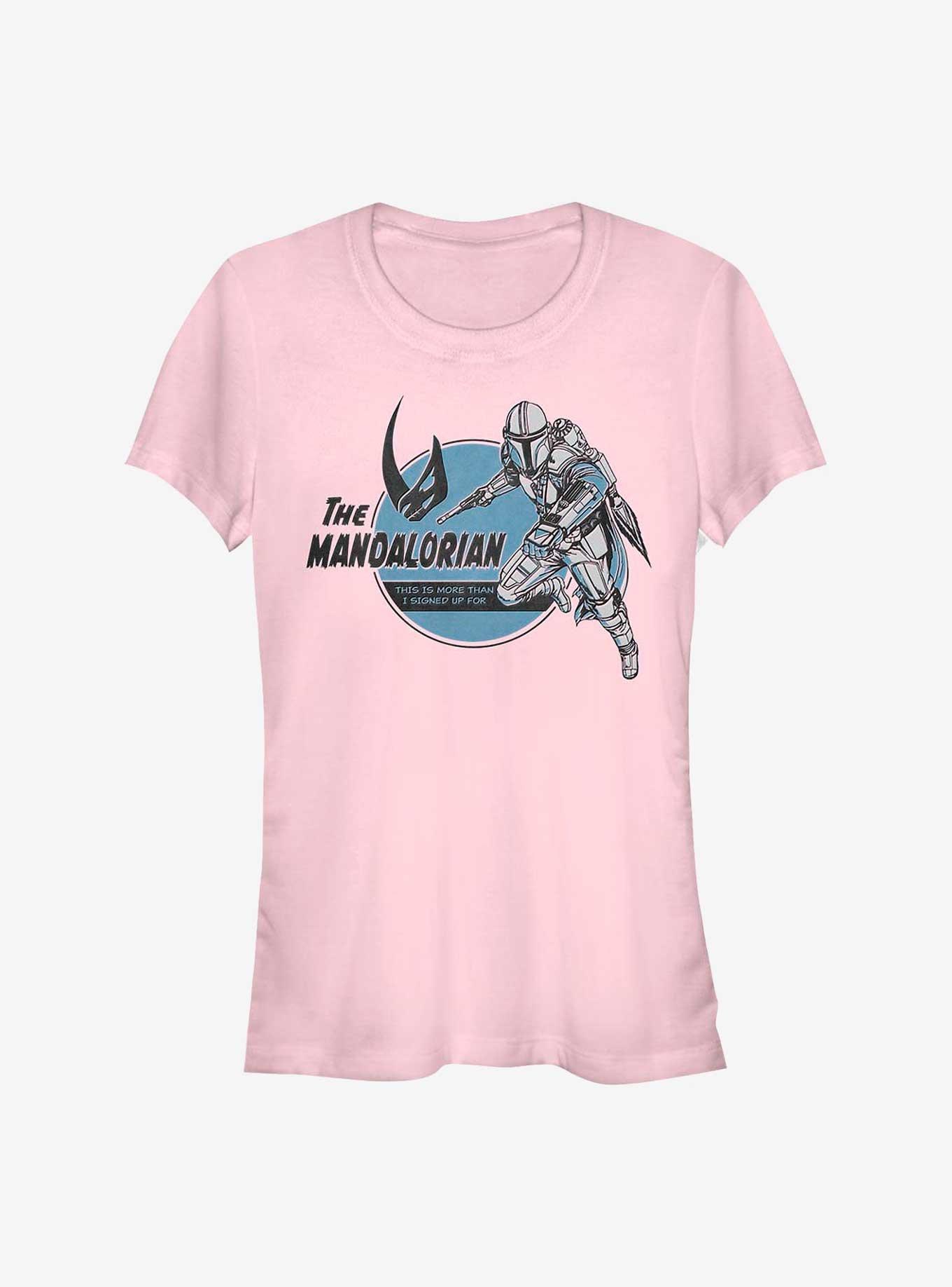 Star Wars The Mandalorian Jetpack More Than I Signed Up For Girls T-Shirt