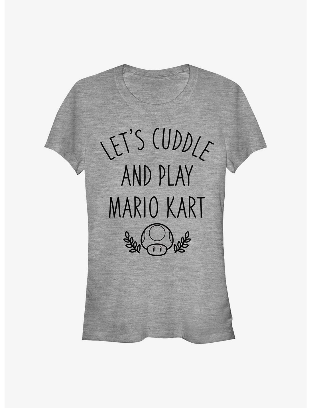 Nintendo Mario Cuddle Kart Girls T-Shirt, ATH HTR, hi-res