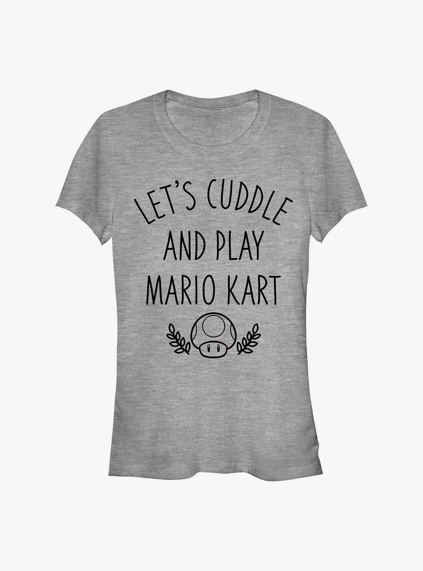 Nintendo Mario Cuddle Kart Girls T-Shirt, ATH HTR, hi-res