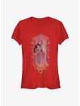 Disney Sleeping Beauty Aurora And Philip Girls T-Shirt, RED, hi-res