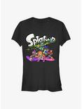 Nintendo Splatoon Splat Toons Girls T-Shirt, BLACK, hi-res