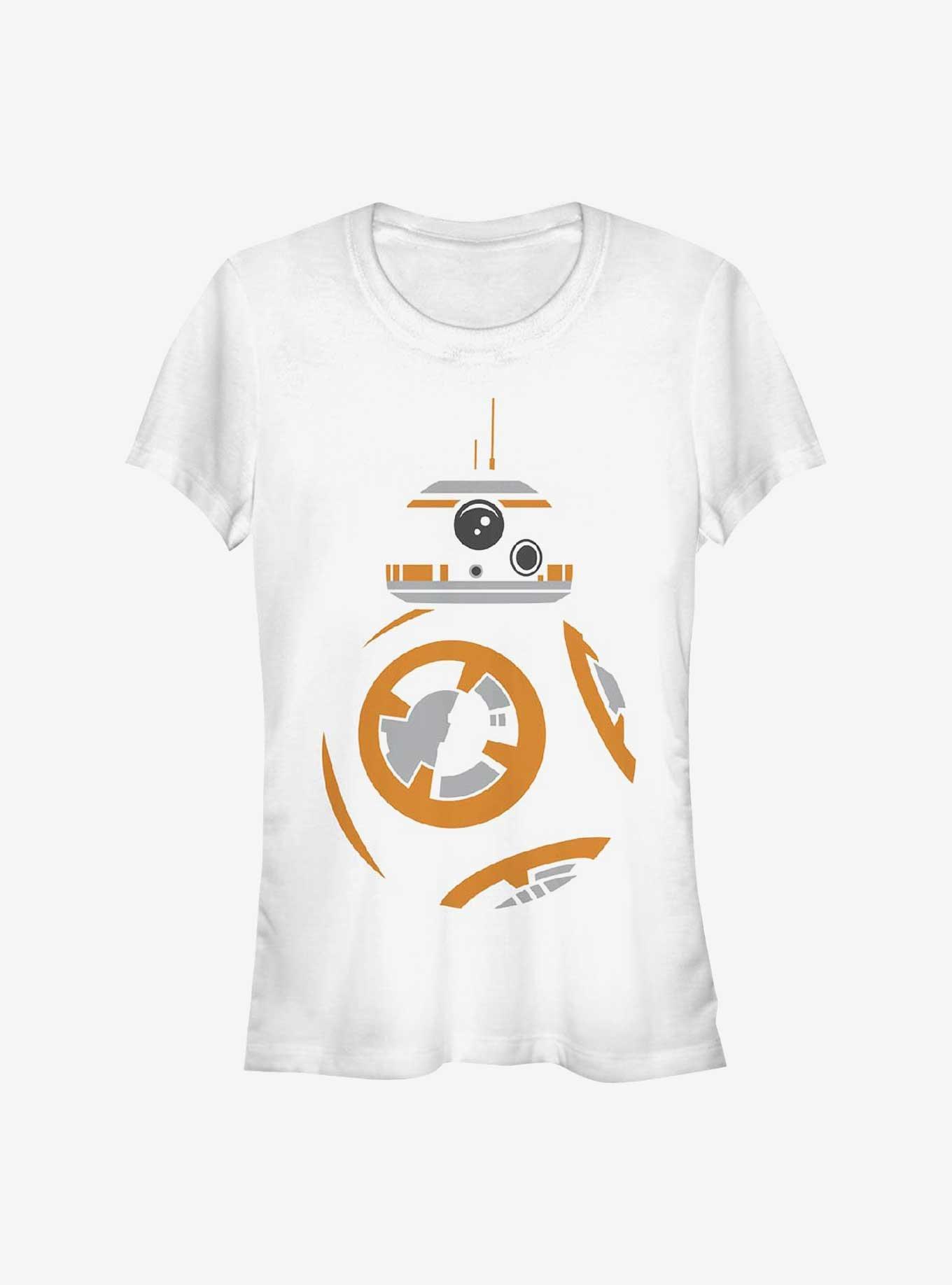 Star Wars BB-8 Portrait Girls T-Shirt, WHITE, hi-res