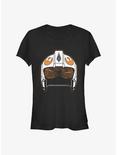 Star Wars X-Wing Skull Girls T-Shirt, BLACK, hi-res