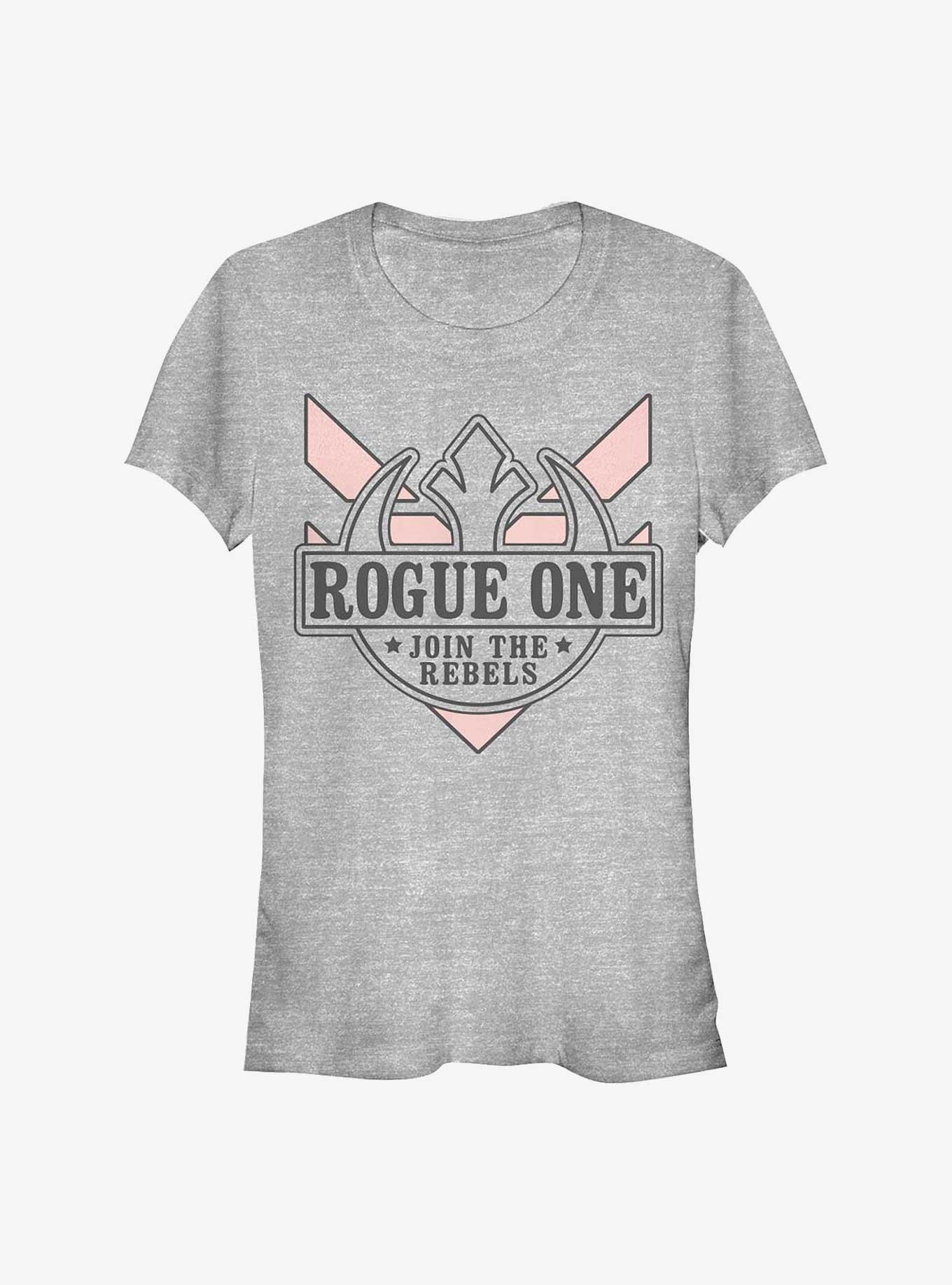 Star Wars Rogue One: A Star Wars Story Join The Rebels Girls T-Shirt, ATH HTR, hi-res