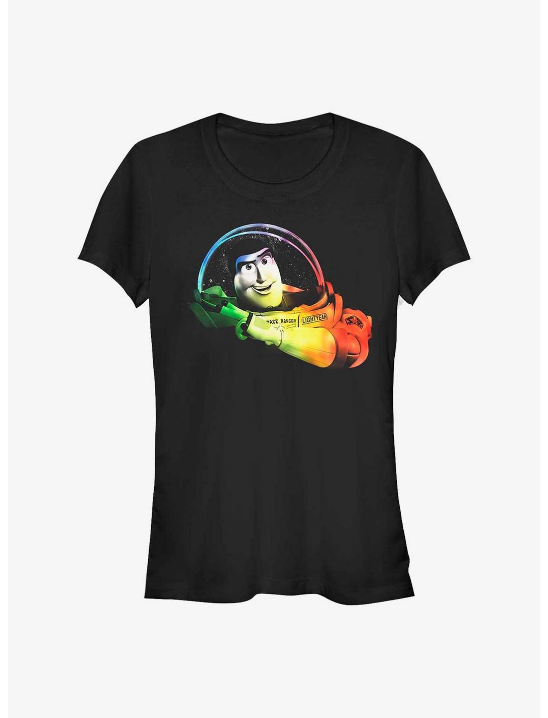 Disney Pixar Toy Story Rainbow Buzz Girls T-Shirt, BLACK, hi-res