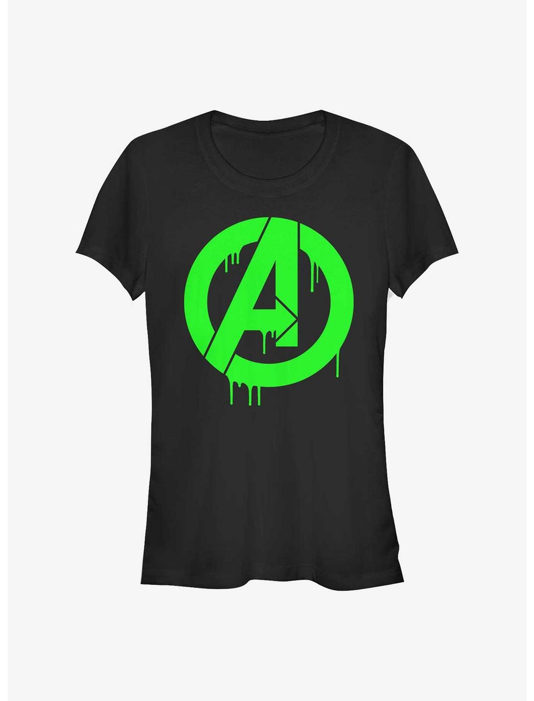 Marvel Avengers Oozing Avengers Girls T-Shirt, BLACK, hi-res