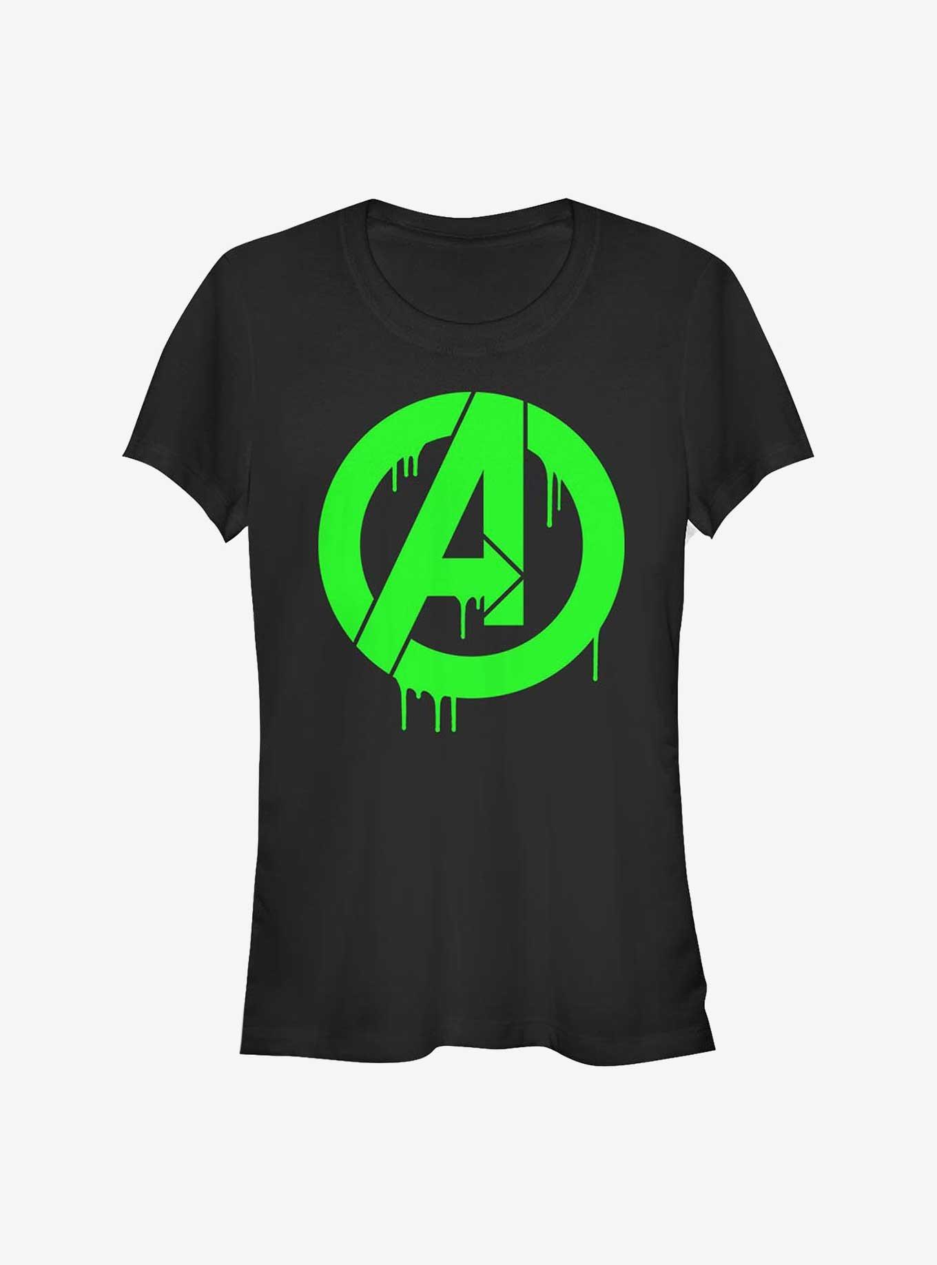 Marvel Avengers Oozing Avengers Girls T-Shirt, BLACK, hi-res