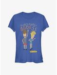 Beavis And Butt-Head Bamf Girls T-Shirt, ROYAL, hi-res