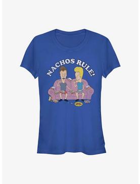 Beavis And Butt-Head More Nachos Girls T-Shirt, ROYAL, hi-res