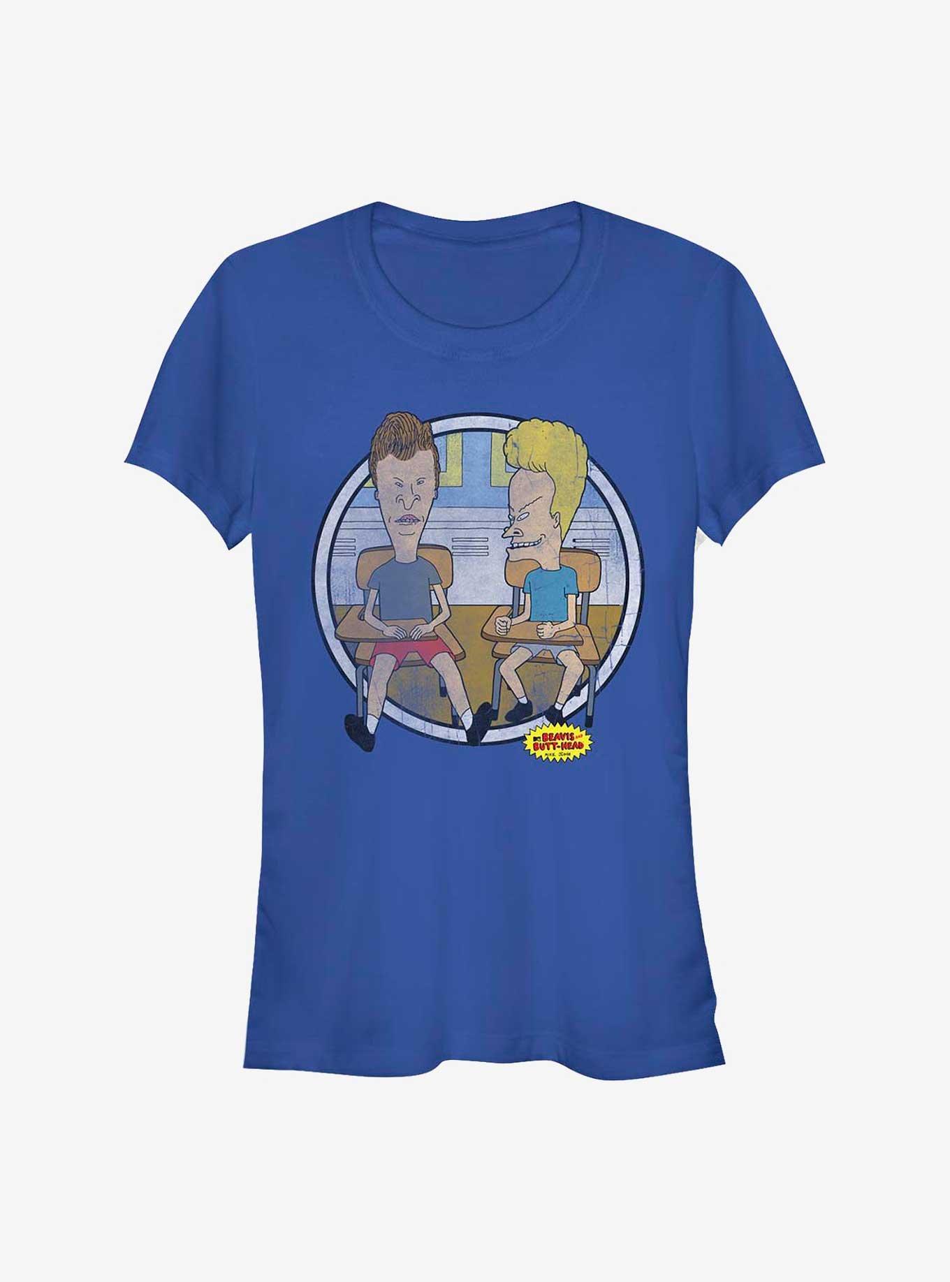 Beavis And Butt-Head School Girls T-Shirt, ROYAL, hi-res