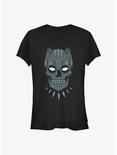 Marvel Black Panther Sugar Skull Girls T-Shirt, BLACK, hi-res