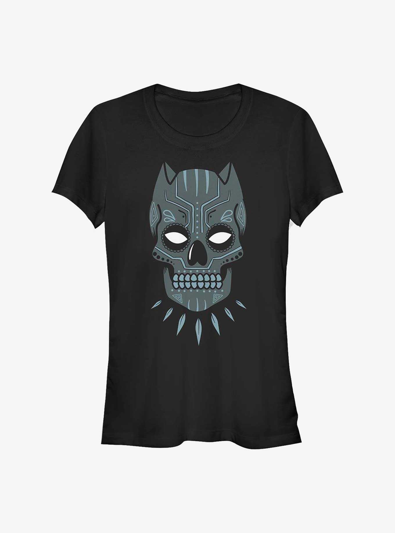 Marvel Black Panther Sugar Skull Girls T-Shirt, , hi-res