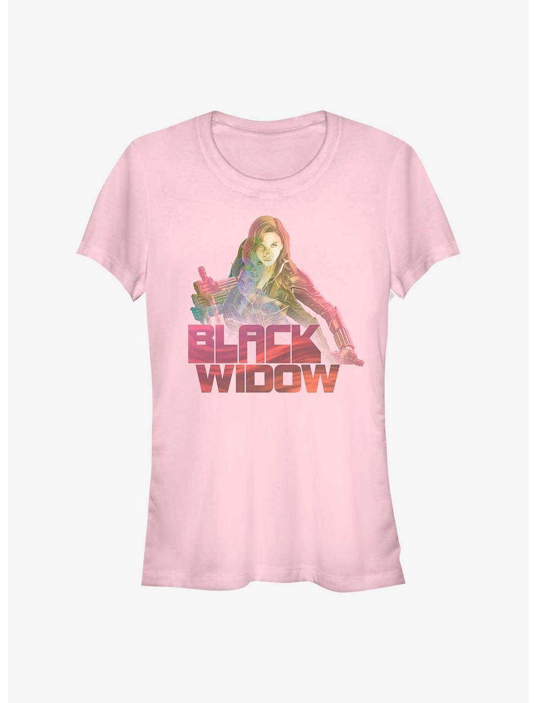 Marvel Black Widow Ombre Black Widow Girls T-Shirt, LIGHT PINK, hi-res