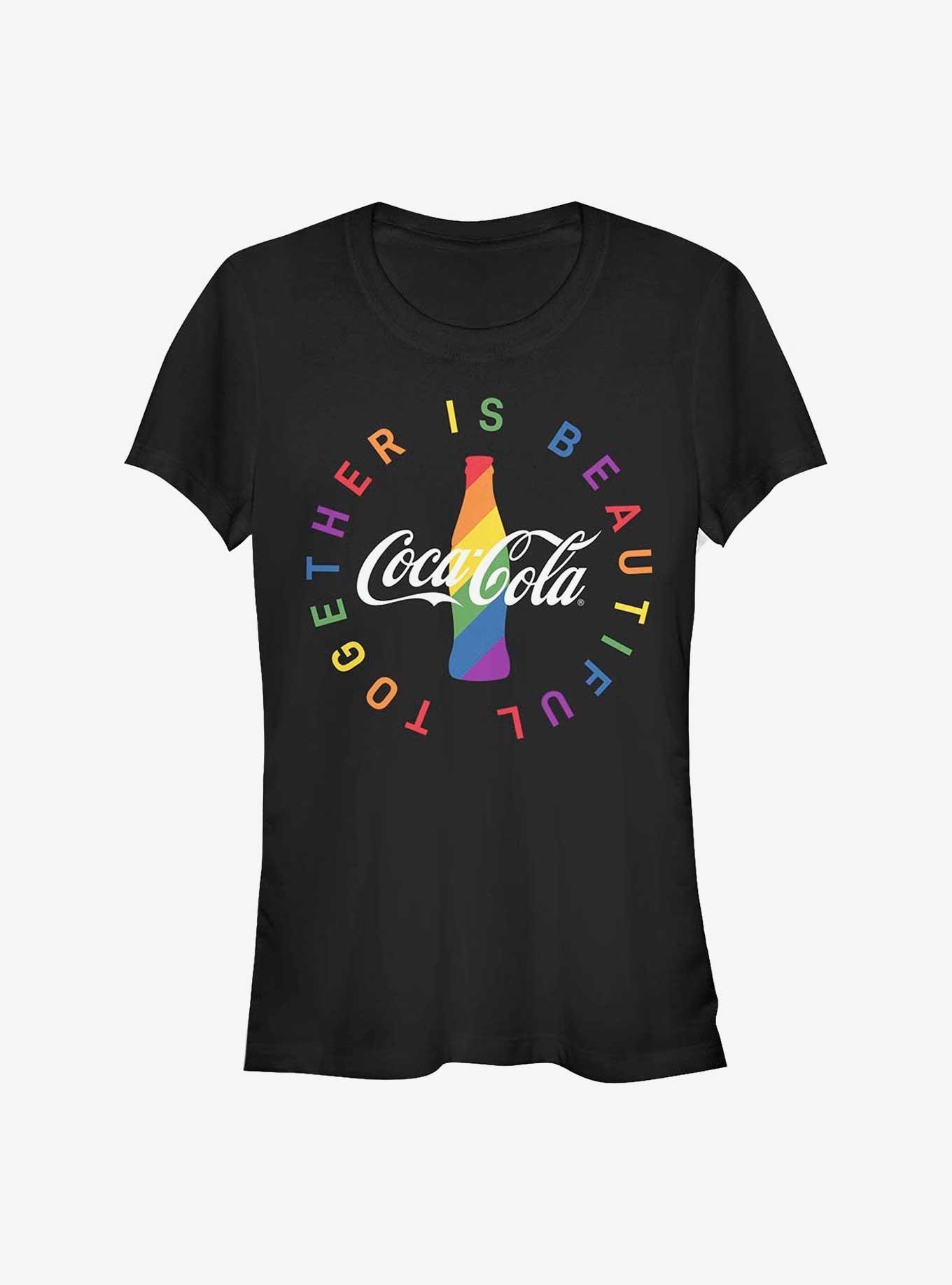 Coke Beautiful Together Girls T-Shirt, BLACK, hi-res